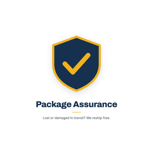 Free replacement if your order is lost, stolen or damaged in transit